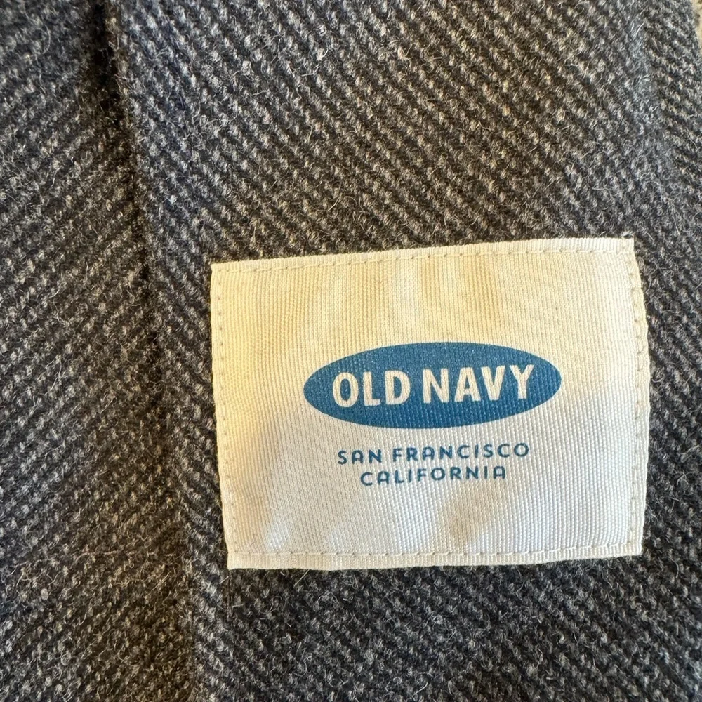 Old Navy Men’s Large Charcoal Blazer - Classic Minimal Sports Coat